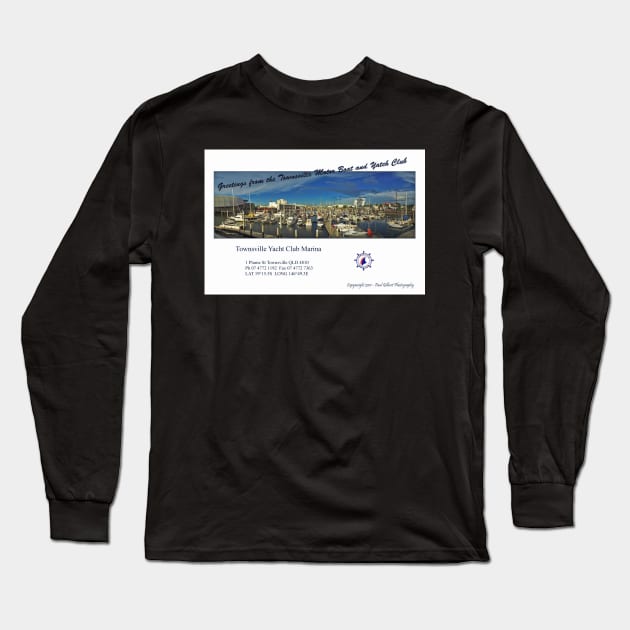 Townsville Yacht Club Marina Long Sleeve T-Shirt by pops